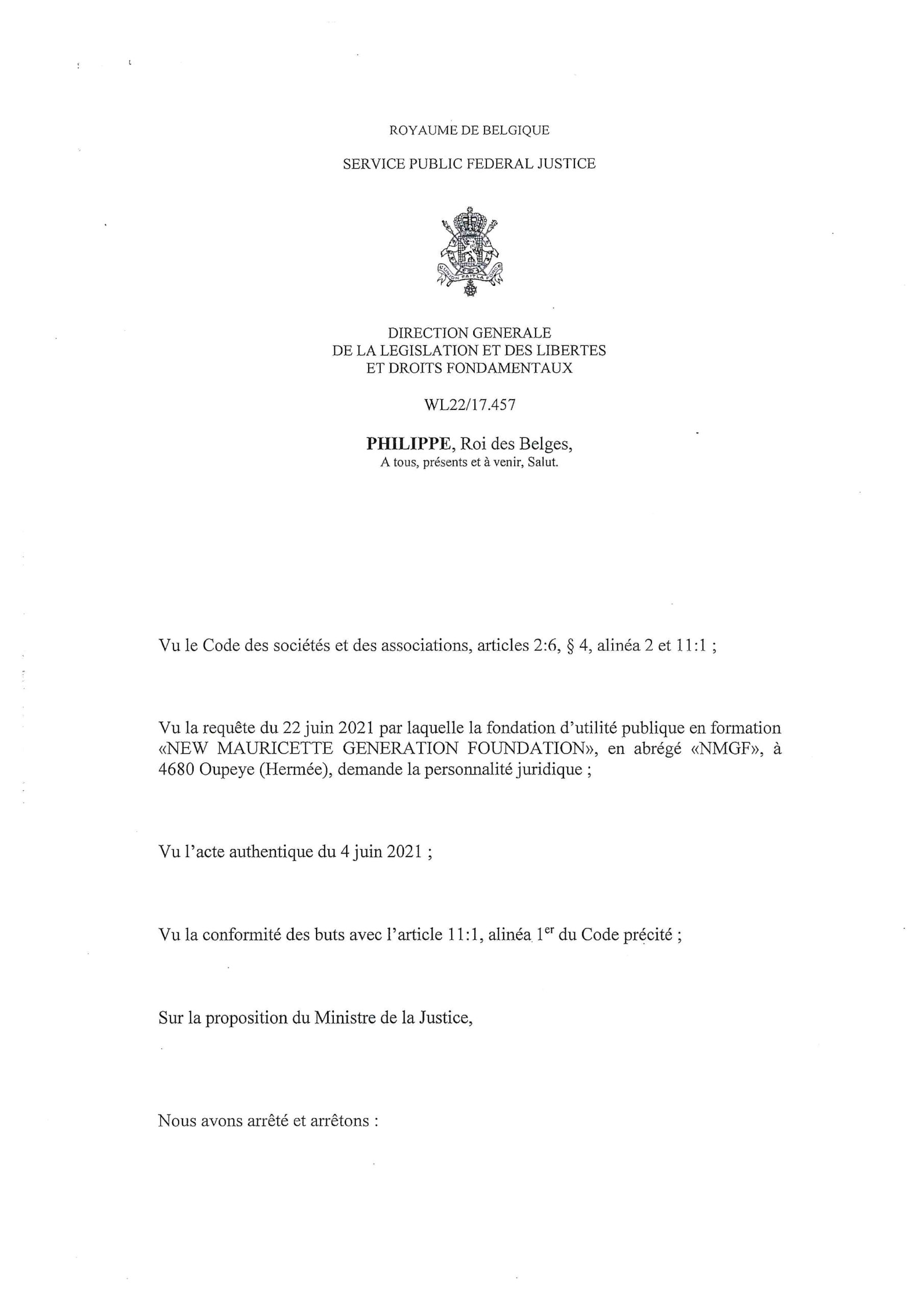 Arrêté Royal_Page_1